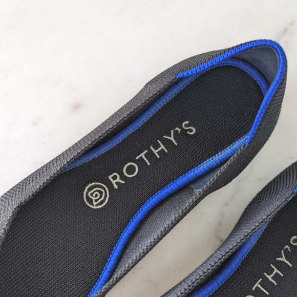 Rothy's Classic Black Round Toe Knit Flats - Picture 6 of 11